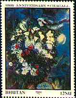 Flowers, by M. Chagall