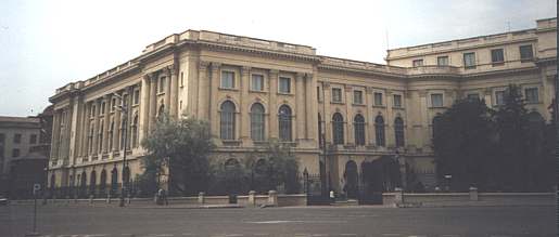 Romania, Bucharest. The Royal Palace. The Left (Kretzulescu) Wing.