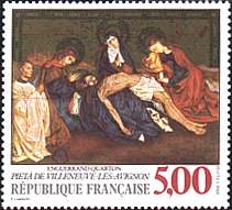 France, 1988. Enguerrand Quarton (1444-1466), La Pieta de Villeneuve-les-Avignon. Sc. 2134.