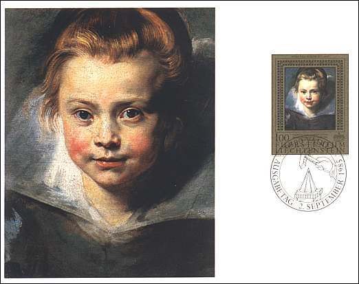 Liechtenstein, 2nd September 1985.  Rubens, Portrait of Clara Serena Rubens