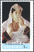 Albania, 1967. Kole Idromeno, Bride. Sc. 1069.