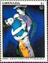 The Lovers, by Chagall