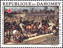 Dahomey, 1968. Louis Eugne Charpantier, Battle of Magenta. Sc. C79.