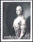 Sweden, 1972. Queen Sofia Magdalena, by Carl Gustav Pilo. Scott 945