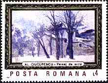 Romania 1987. Winter Landscape, by Al. Ciucurencu 
