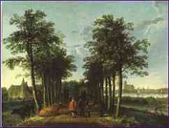 Avenue at Heerdervoord, Aelbert Cuyp, 1650