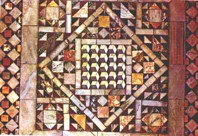 Mosaic floor, 14 and 15 Century