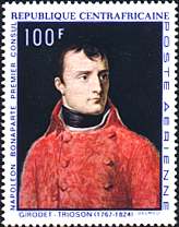 Central Africa, 1969. Anne-Louis Girodet-Trioson, Napoleon as First Consul. Sc. C75