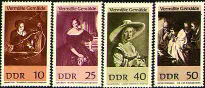 1967. East Germany. Missed Paintings.