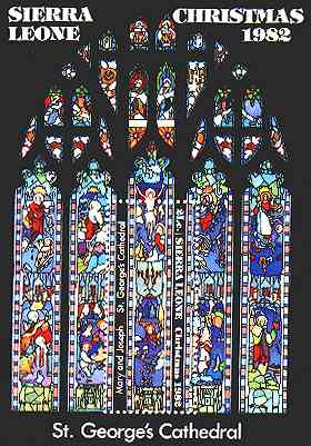 Sierra Leone. Stained-glass Windows.