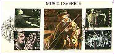 Sweden, 1983. Hins Anders, Violonist. Scott A 450
