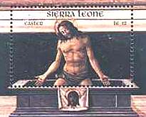 Sierra Leone. 1985. Sandro Botticelli, Man of Sorrows. Scott 689.