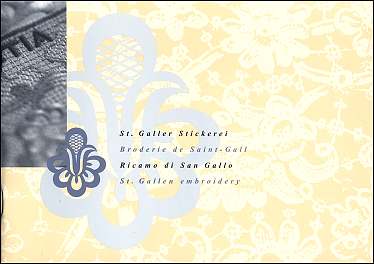 Switzerland, 2000. Embroidery Booklet.