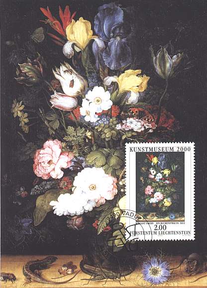 Liechtenstein, 2000. Roelant Savery, A Flower Bouquet. 1612.