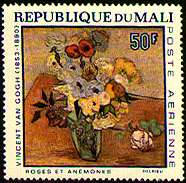 Mali, 1968. Roses et Anemones.