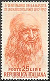 Italy, 1952. Leonardo's self-portrait