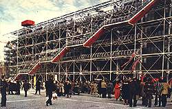 Centre Pompidou, Architects: R. Piano and R. Rogers