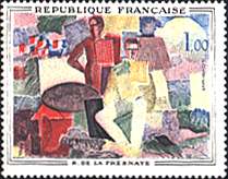 France, 1961. Roger de la Fresnaye (1885-1925), The 14th July (1914). Sc. 1017.
