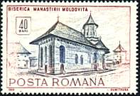 Romania, 1968. Moldovita Monastery Church. Sc. 2042.