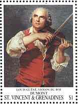 St. Vincent. Francois Dumont. Louis Guene, Royal Violonist. Scott 1778c.