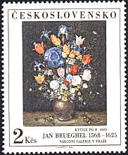 Czechoslovakia, 1976. Jan Breughel, Flowers. Scott 2092.