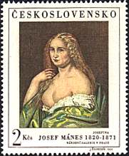 Czechoslovakia, 1968. Josef Manes, Josefina. Scott 1553.