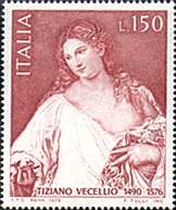 Italy, 1976. Titian, Flora. Sc. 1233.