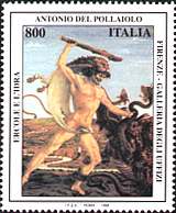Italy, 1998. Pollaiolo, Hercules and Hydra