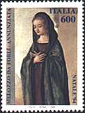 Italy, 1994. Melozzo da Forli, The Virgin of Annunciation. Sc. 2004.