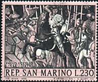 San Marino, 1968. Ucello , The Battle of San Romano. Sc. 691.