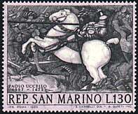 San Marino, 1968. Ucello , The Battle of San Romano. Sc. 690.