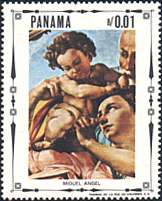 Panama. Michelangelo, The Holy Family