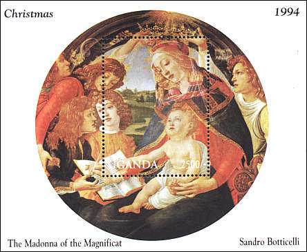 Uganda, 1994. Botticelli, The Madonna of the Magnificat.  Sc. 1288.
