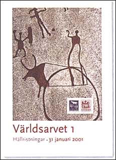Sweden, 2001. Rock Carvings. Collection Sheet.