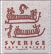 Sweden, 2001. Rock Carvings. Ships.