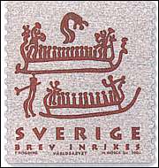 Sweden, 2001. Rock Carvings. Ships.