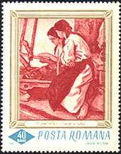 Romania, 1967. Stefan Dumitrescu, Women Weavers. Sc. 1909.