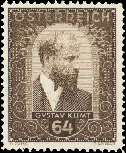 Cartão Postal, Gustav Klimt