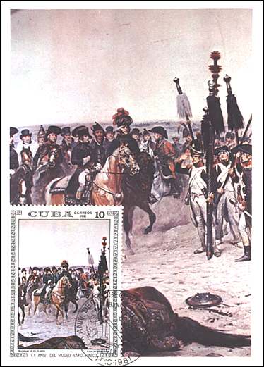 Cuba, 1981. Paintings in Napoleon Museum. Bonaparte in Egypt, by Edouard Detaille. Sc. 2450.