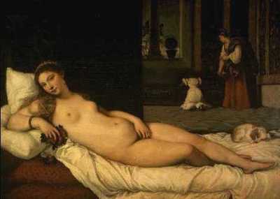 Titian, The Venus of Urbino. 1538.