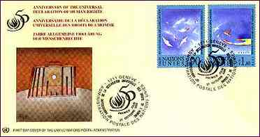 50th Anniversary, UN Geneva, 1998. By Folon.