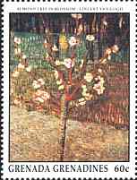 Grenada-Grenadines, 1991. Almond Tree in Blossom