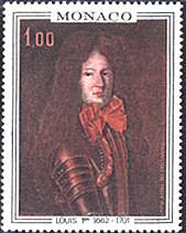 1970. Louis I, by Jean Francois de Troy. Scott 774.