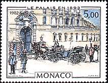 1982. Monte Carlo and Monaco during the Belle Epoch (1870-1925), by Hubert Clerissi. The Palace. Scott 1345.