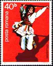 1977. Romanian Male Folk Dancers - Calusari.