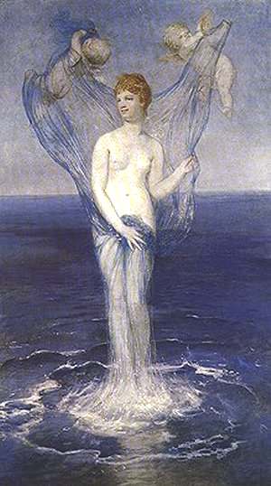 The Birth of Venus, 1868. Hessisches Landesmuseum, Darmstadt, Germany.