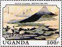 Fuji from Umezawa, by Hokusai