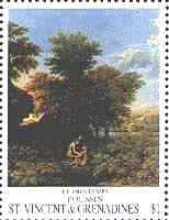 St. Vincent & Grenadines. 1993. Poussin. The Fall.