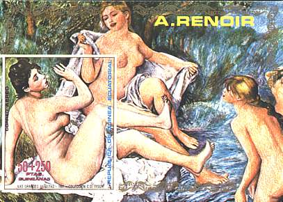 Guinea Equatorial, 1973. Renoir. The Great Bathers