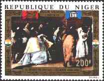 Niger, 1972. The Masked Ball, by Guardi (1712-1793)